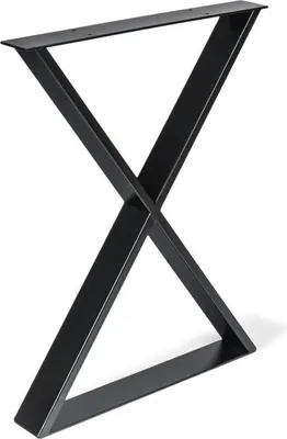 Image de Pied meuble design REI fixe métal brut noir