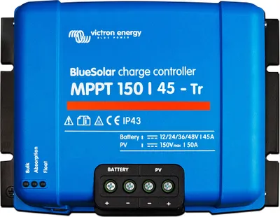 Produktbild von Victron BlueSolar MPPT 150/45 12V 24V 48V  45A