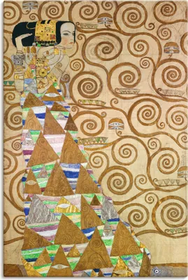 Produktbild von ARTland Leinwandbild Die Erwartung Vorlage zum Stocletfries Größe: 20x30 cm