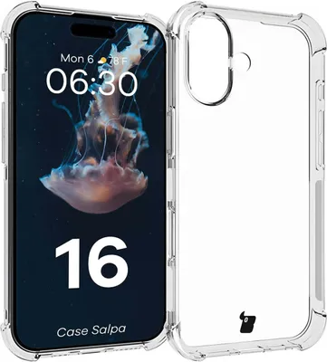 Produktbild von Bizon Case Salpa Apple iPhone 16 klar