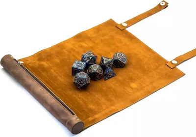 Produktbild von Würfelmatte Pen & Paper D&D Würfelunterlage Würfelaufbewahrung Schriftrolle