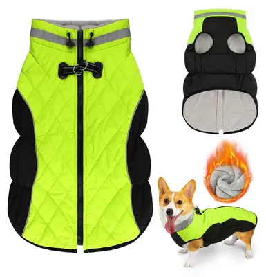 Produktbild von Warme und wasserdichte Hundejacke mit Reißverschluss