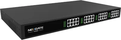 Produktbild von Tiptel TA3200, Schwarz, Rackeinbau, Leistung, G.711, G.722, G.723, G.726, G.729A, G.729B, SNMP, RADIUS, TR - 069, FTP, TFTP, HTTP, HTTPS, SSH