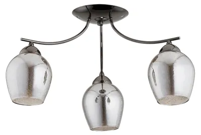 Obrázok produktu pre Zavesená lampa v štýle vintage RIKI, čierna, 3xE27x15W, kov, rozmery: 30x54x54 cm, IP20, Alfa