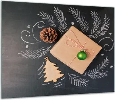 Produktbild von Herdabdeckplatten Glaskeramikkochfeld-Abdeckung Spritzschutz Glas 60x52cm Ferien