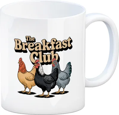Produktbild von THE BREAKFAST CLUB Kaffeebecher mit Hühnern