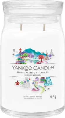 Immagine prodotto di Yankee Candle - Candela firmata Magical Bright Lights - Candela profumata 567,0g