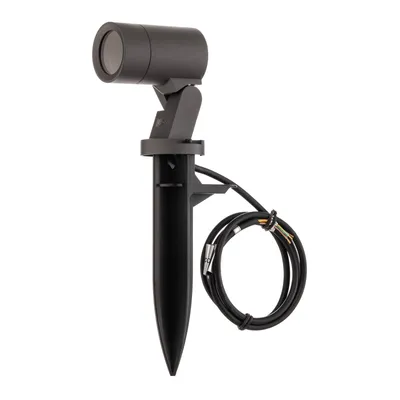 Produktbild von Arcchio Erdspießstrahler Hemmani, Höhe 35 cm, anthrazit, Alu