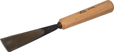 Produktbild von STUBAI Stemmeisen Stechbeitel Serie 52 - Form 4 | Gerades Flacheisen - 40 mm, mit Holzgriff, zum Vorstechen, für Anschlagarbeiten, Schrupparbeiten, Rosetten, zur Bearbeitung von Holz