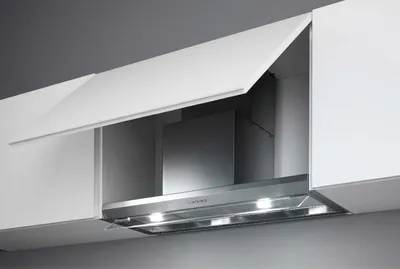 Image de Hotte décorative murale 90cm 65db 480m3/h inox - Falmec - VIRGOLA3431 - virgola