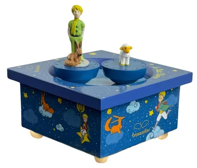 Produktbild von Trousselier 6295230 Spieluhr mit tanzenden Figuren für Kinder, Der kleine Prinz,
