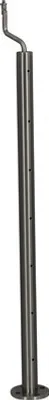Produktbild von Geländerstütze Pertura Edelstahl V2A rund (7 Löcher) Bodenmontage (151)