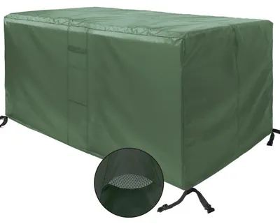 Immagine prodotto di Copertura impermeabile per gruppo sedute, dimensioni 123x61x72 cm, colore verde