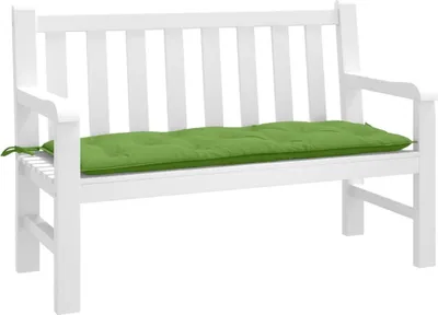 Obrázek produktu pro Polštář na zahradní lavici melanžově zelený 120x50x7 cm látka