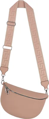 Produktbild von Bauchtasche XL (22416) Umhängetasche Crossbody-Bag  Kunstleder Italy-Design PINK