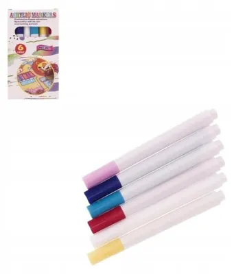 Produktbild von Rawmark Acrylmarker 6 Farben Set für Dekoration und DIY