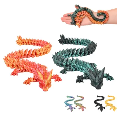 Obrázek produktu pro Figurka draka sada 2 ks, 30 cm, sošky draků 3D dekorační, fantasy – BG+RG