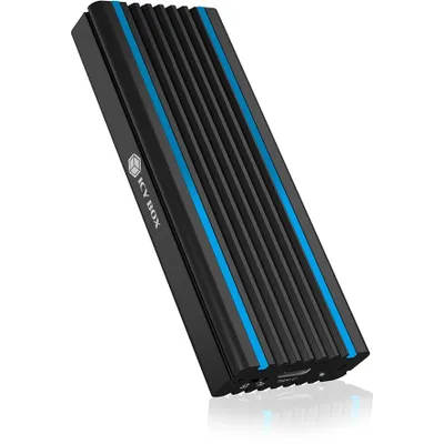 Zdjęcie produktu dla ICY BOX IB-1824ML-C31, Obudowa SSD, M.2, PCI Express 3.0, 10 Gbit/s, Połączenie USB, Czarny