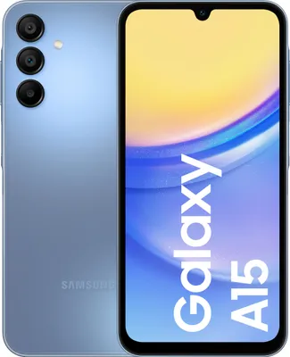 Produktbild von Samsung Galaxy A15 4G 4GB+128GB Blue 16,42cm (6,5") Super AMOLED Display, Android 14, 50MP Triple-Kamera