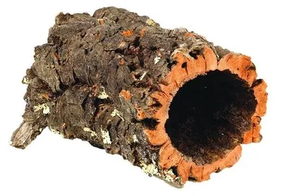 Productafbeelding van HabiStat Kurk buizen 1KG | Natuurlijke schuil en klimplekken voor terrariumdieren Groot