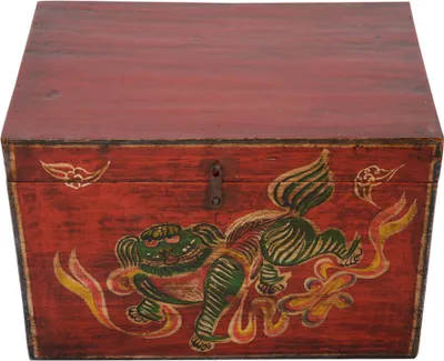 Produktbild von Fine Asianliving Chinesische Aufbewahrungskiste Orientalische Möbel Truhe Holztruhe Dekotisch Truhenbank Massiv Holz Groß Deckel Couchtisch Tischtruhe Sitztruhe Truhe Antik 0 x 0 x 0cm