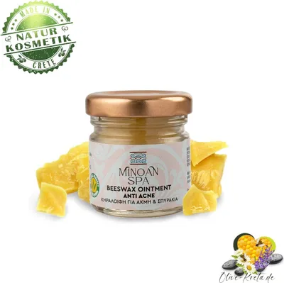 Produktbild von MINOAN SPA 12100 - Bienenwachs Salbe gegen Akne 40ml, Naturkosmetik von Kreta
