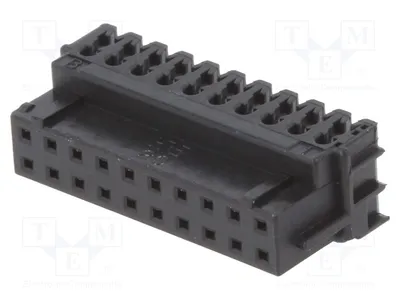 Productafbeelding van 1x Aansluitkabelplaat, DF11-connector, female, 2mm pin: 20, verzild, DF11-20DS-2R26(05), Sig
