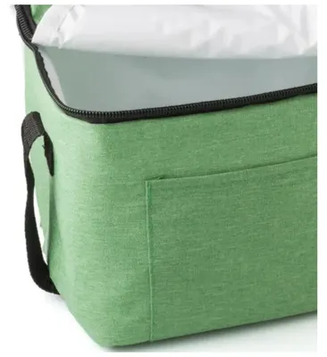 Produktbild von Impression Kuhltasche/Lunchbag Isabella - fur Sixpack-Dosen - 3 Liter - grun - 16 x 15 x 22 cm