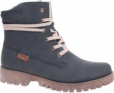 Produktbild von Rieker Damen-Schnürstiefelette gefüttert Blau, Farbe:blau, EU Größe:37