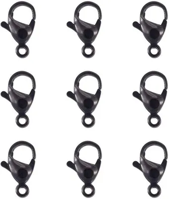 Produktbild von Kreuzschließen-Set 10er - Schmuckschließen - Schließen für Armbänder und Ketten - 304 Edelstahl