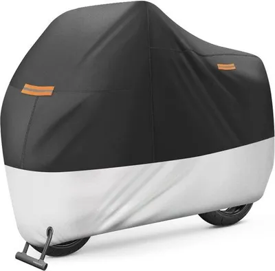 Produktbild von Famanu Motorradabdeckung XXL - Wasserfest und Winterbeständig 245x105x125 cm