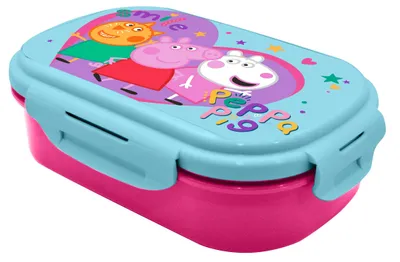 Obrázek produktu pro Pudełko śniadaniowe Peppa Pig ze sztućcami PP17102
