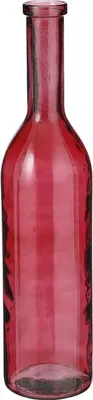 Image de Mica Decorations Vase Rioja - 18x18x75 cm - Verre recyclé - Bordeaux