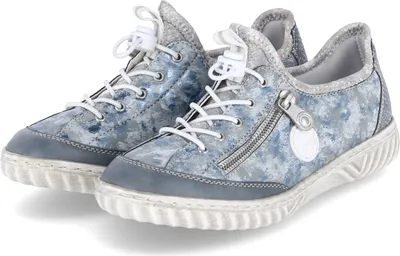 Produktbild von Rieker Slip-On-Sneaker Damen Textil & Synthetik Blau Größe: 36
