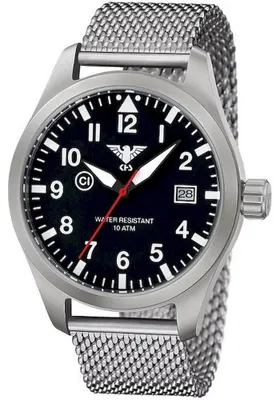 Produktbild von KHS - Armbanduhr - Herren - Chronograph - Airleader Steel - KHS.AIRS.MS
