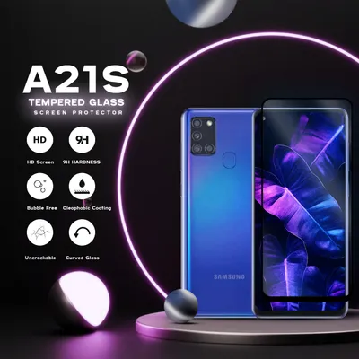 Zdjęcie produktu dla Samsung Galaxy A21s - szkło hartowane 9H - ochrona wyświetlacza 3D w super jakości