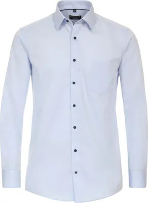 Produktbild von REDMOND Herren Businesshemd Langarm Kent Comfort-Fit Twill Hellblau 5XL