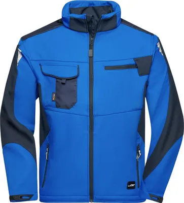 Produktbild von James & Nicholson Professionelle Softshelljacke JN844 Gr. M royal/navy