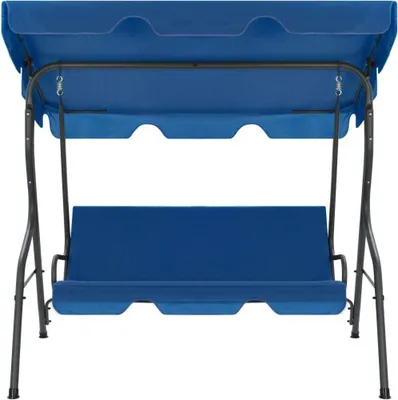 Produktbild von vidaXL Hollywoodschaukel Dunkelblau 170×110×153 cm Stoff