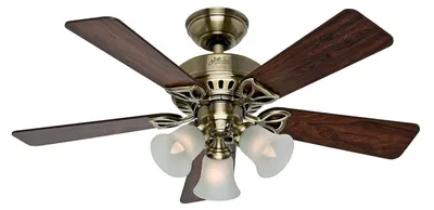 Image de Ventilateur de plafond avec éclairage et chainettes Beacon Hill 107 cm Laiton