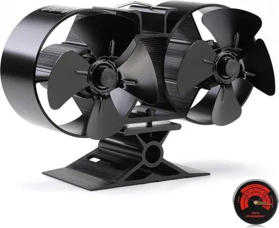 Produktbild von Holzofenventilator 8 Blätter für große Räume umweltfreundlich