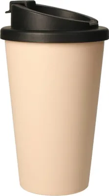 Image de Gobelet à café"Premium Deluxe" - Gobelet isotherme sans BPA en bioplastique avec fermeture 2K - Gobelet isolant To-Go 350 ml  Germany - abricot