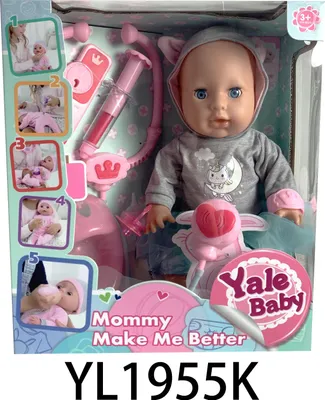Obrázok produktu pre Interaktívna bábika Marysia + doplnky pre lekára pre deti 3+ Pohyblivé časti + zvuky + efekt horúčky