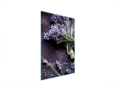 Produktbild von Herdabdeckplatte 35x52 Glaskeramikkochfeld Abdeckung Spritzschutz Glasplatte Deko Schneidebrett Lavendel Holz