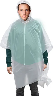 Produktbild von Regenponcho dick Regenschutz Regencape Karneval Freizeitpark Fahrrad Ferien