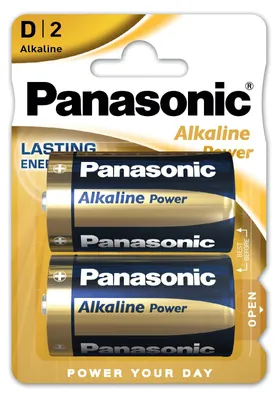 Image de Panasonic D Mono Alkaline Power 1,5V Pile 2er Blister