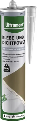 Produktbild von Ultrament Klebe- und Dichtpower grau, 470 g