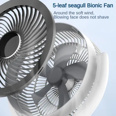 Immagine prodotto di Ventilatore da pavimento senza fili Zimilo con telecomando, 7 velocità, timer da 12 ore, display a LED, altezza regolabile, oscillante, per l'ufficio e la casa