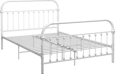 Obrázek produktu pro vidaXL Postelový rošt bílý kov 140×200 cm