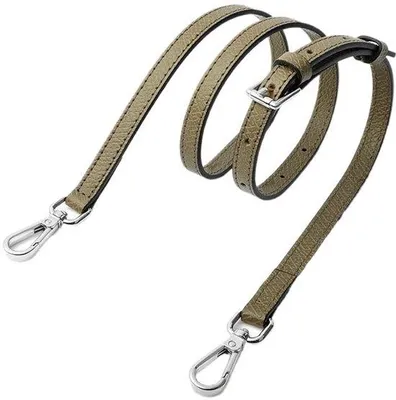 Obrázek produktu pro Nastavitelné kožené popruhy na kabelky – délka 95–115 cm – šířka 1,2 cm – náhradní popruh – kůže